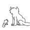 two-cats-linart by wonder729