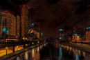 the-town-in-night