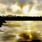 sunset-lake by haedonggum