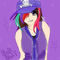 anime-punk-girl by emoaliceart
