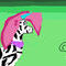 pink-haird-zebra by xtoonpeppy570