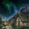 aurora-over-whiterun by tobitobsucht