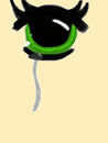 green-crying-eye