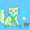 lime-cat by mysticwolfgirl1